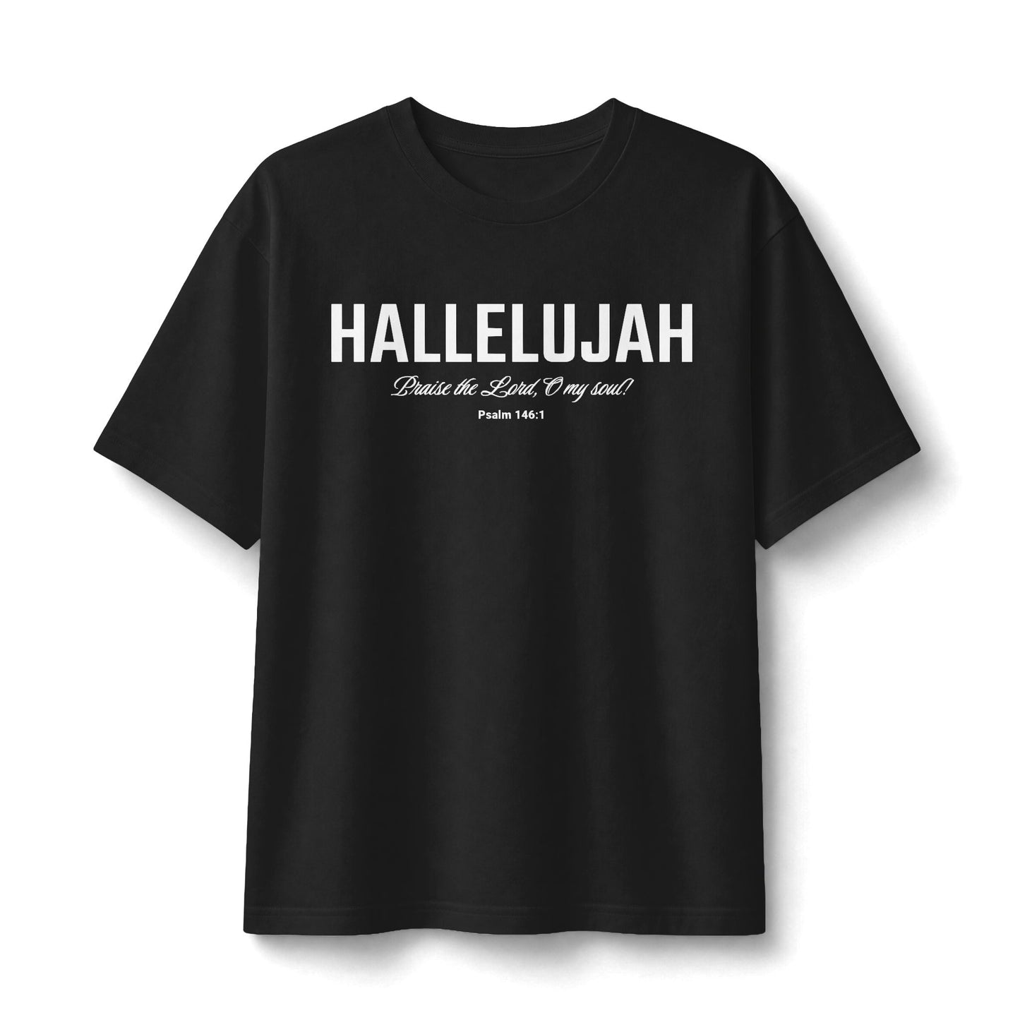Hallelujah Psalm 146:1 Christian T-Shirt — Inspirational Faith Tee