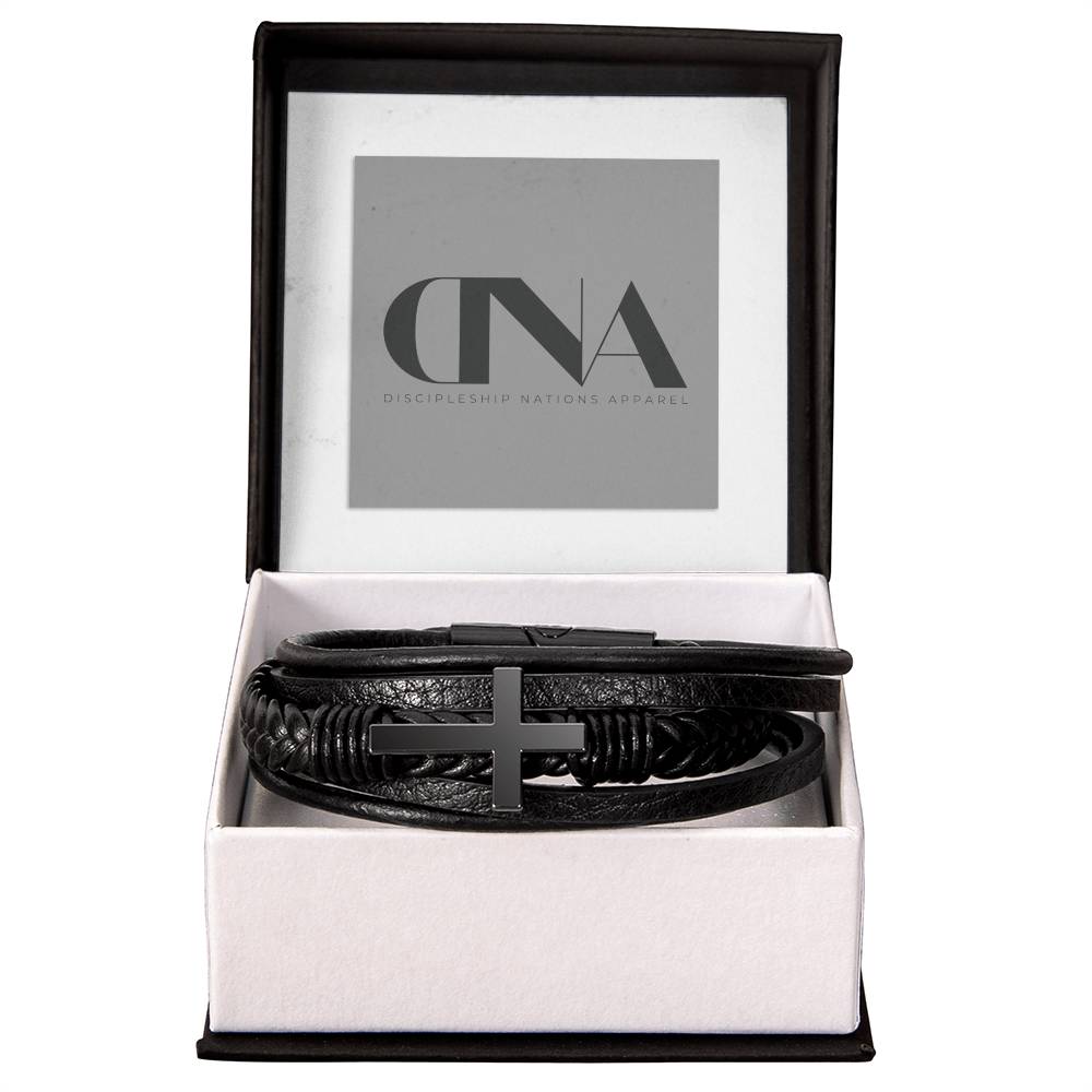 D.N.A. Christian Cross Bracelet