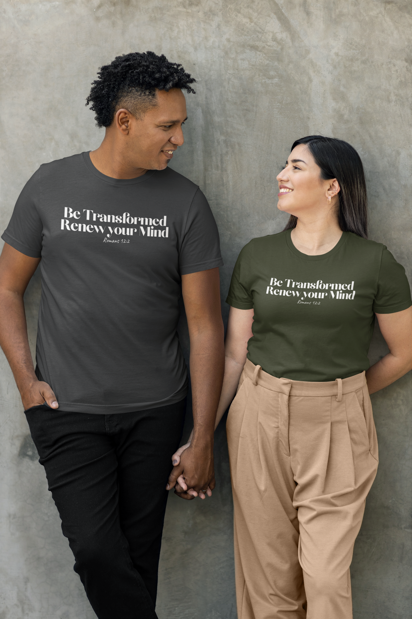 Be Transformed and Renew your Mind - Christian T-shirt