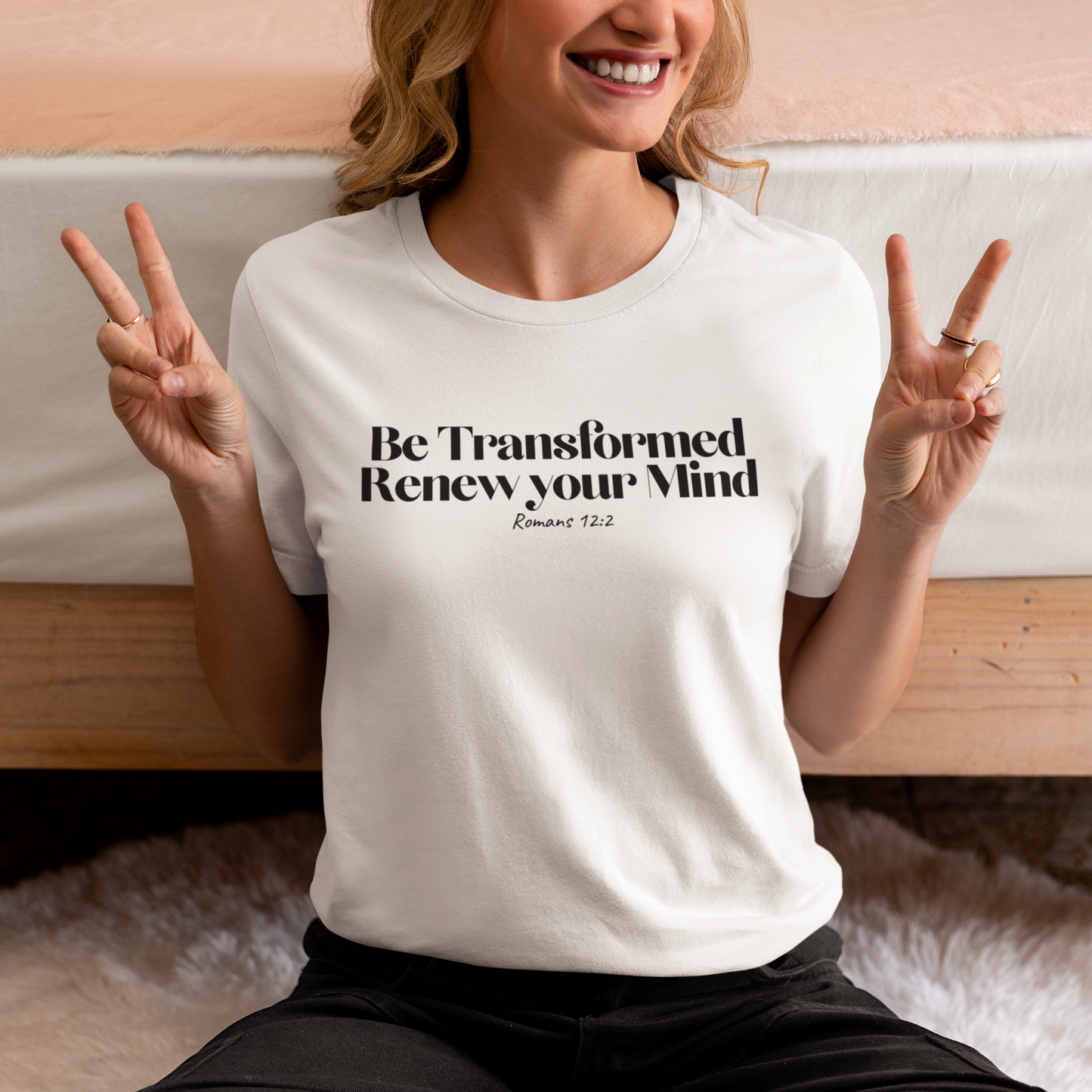 Be Transformed and Renew your Mind - Christian T-shirt