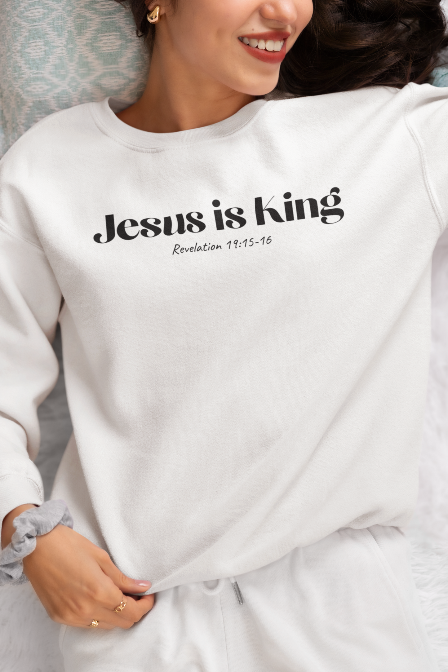 Jesus is King - Christian Sweatshirt