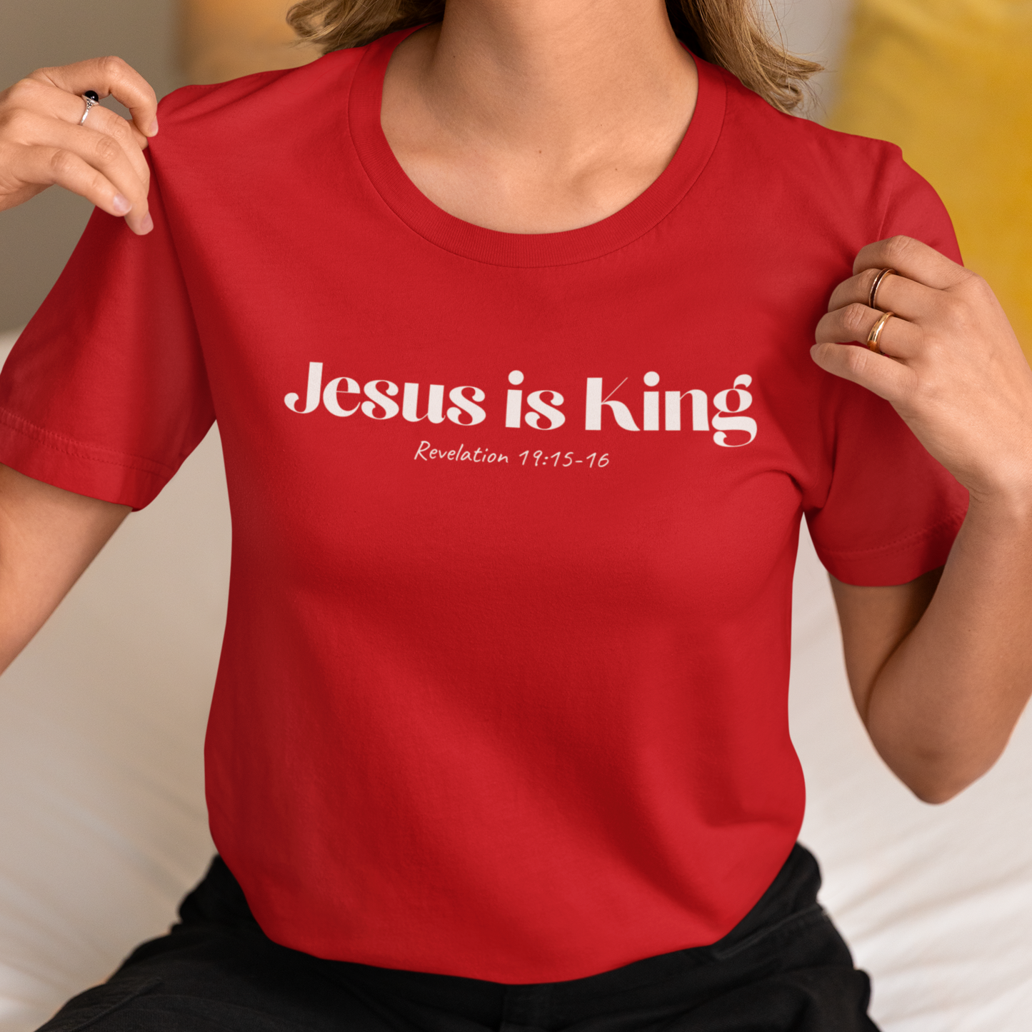 Jesus is King - Christian T-shirt