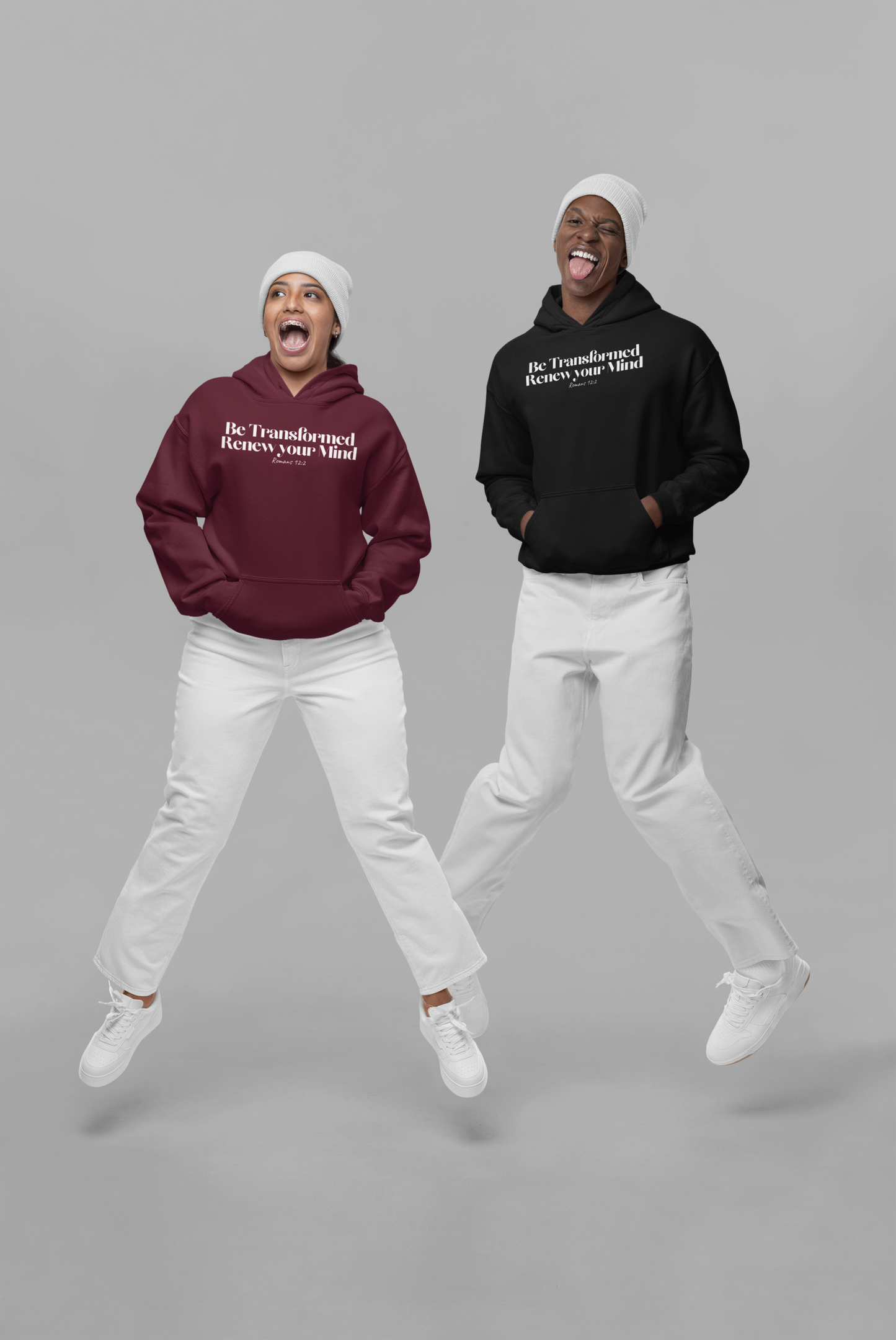 Be Transformed and Renew Your Mind - Christian Hoodie