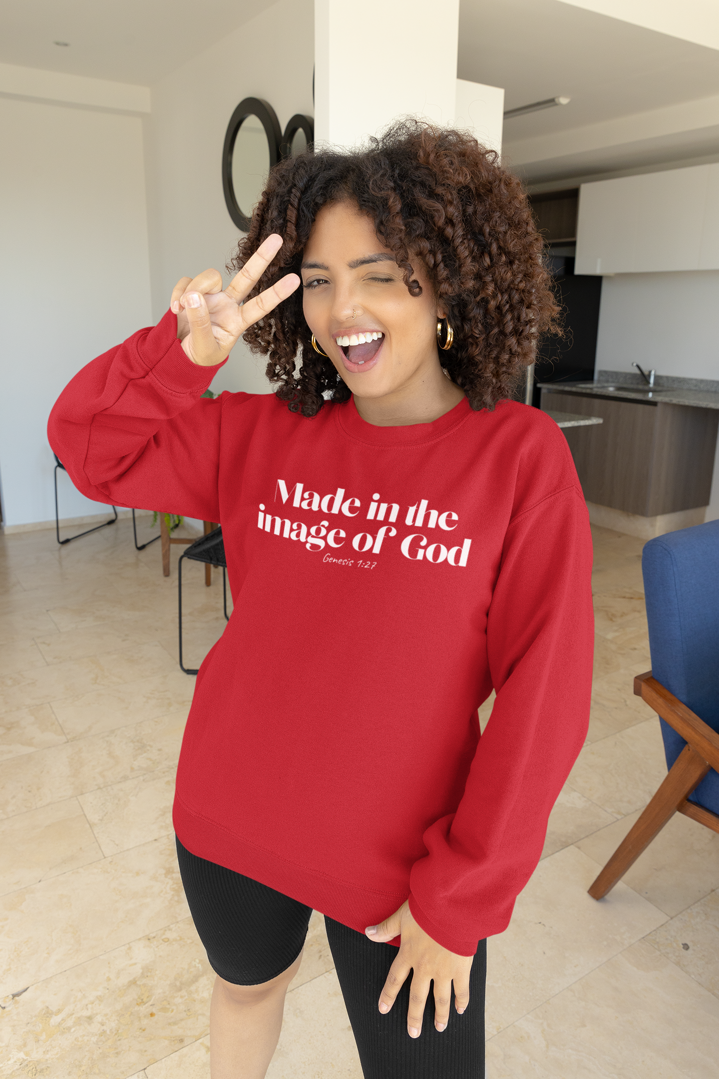 Made in the Image of God - Christian Sweatshirt