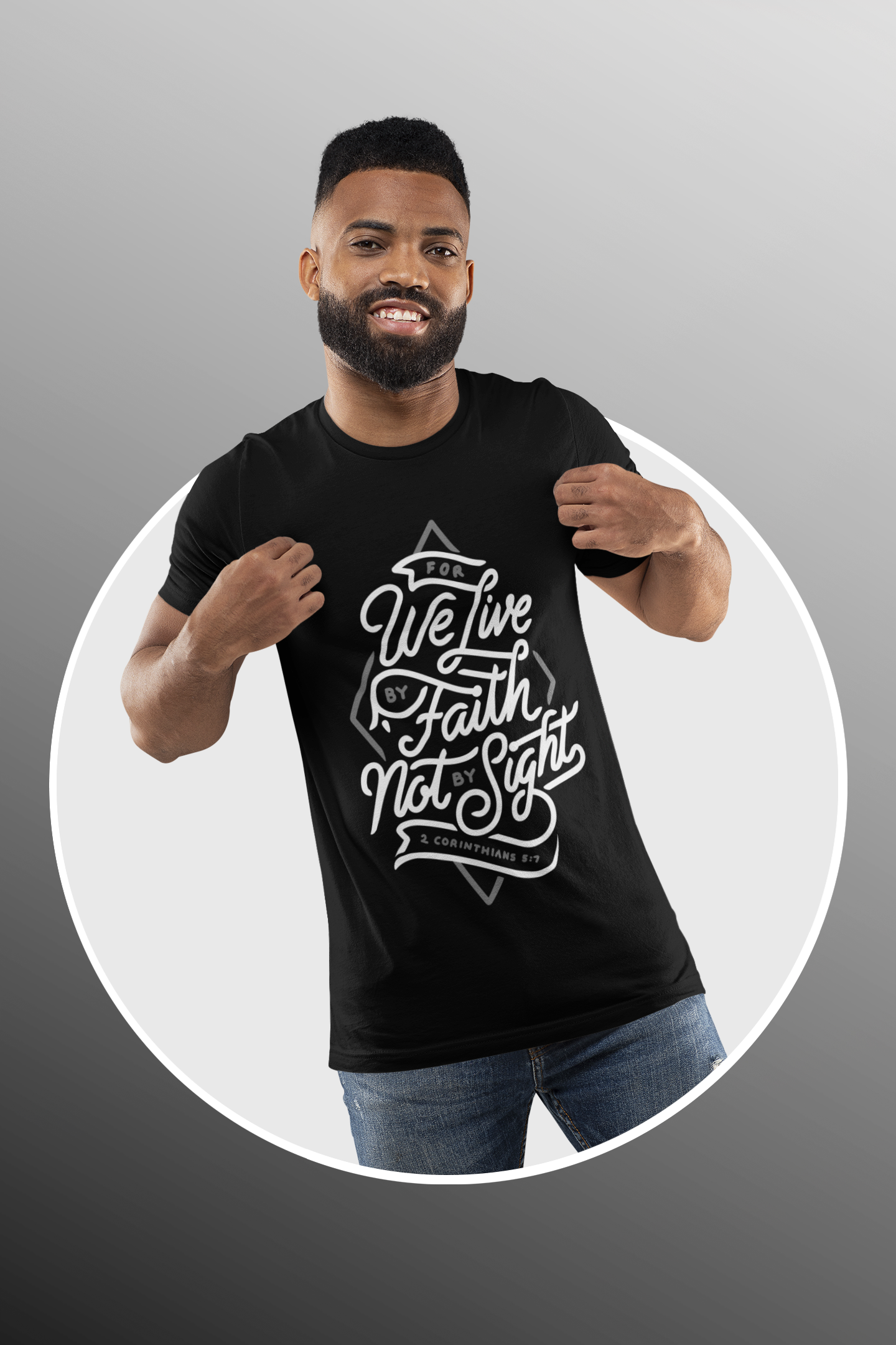 Live by Faith, Not by Sight - Christian T-shirt