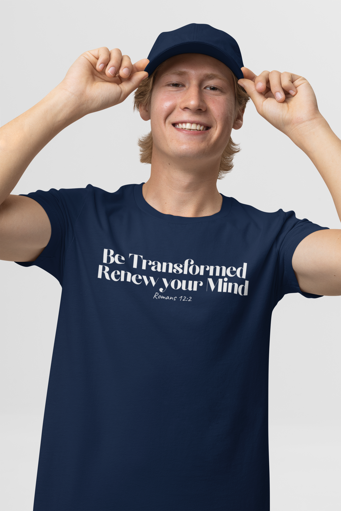 Be Transformed and Renew your Mind - Christian T-shirt